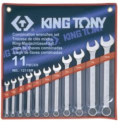 BỘ CỜ LÊ VÒNG MIỆNG 11 CHI TIẾT HỆ INCH KINGTONY 1211SR