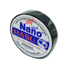 BĂNG KEO CÁCH ĐIỆN NANO HASU 0.12X18X10Y 10 cuộn