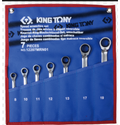 BỘ CỜ LÊ VÒNG MIỆNG TỰ ĐỘNG HỆ INCH 7 CHI TIẾT KINGTONY 12207SR