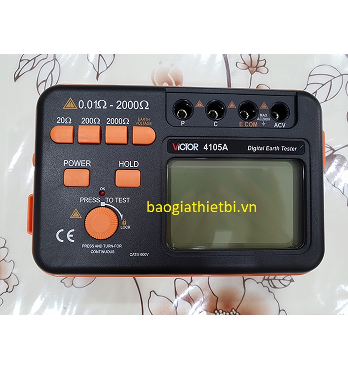 THIẾT BỊ ĐO ĐIỆN TRỞ ĐẤT VICTOR 4105A CAO CẤP (20/200/2000Ω)