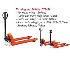 XE NÂNG TAY CỤC THỦY LỰC TRÒN - BÁNH ĐÔI 20M (2 tấn)